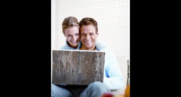 Laptop Hoes – Laptop Plakfolie – Kleeffolie – Plakplastiek – Plakplastic – Folie voor Laptop - Bij te snijden op maat – Zelfklevend – Laat geen schade na – Herplaatsbaar – Cadeautip - Hout – Geschikt voor computers tot maximaal 17”