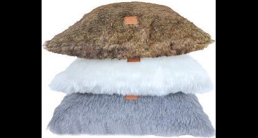 ligkussen badger grey 55x55cm