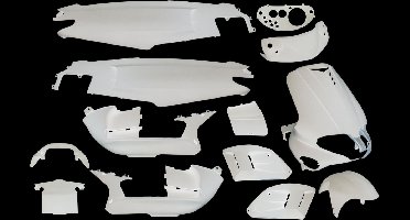 Plaatset Gilera runner tot bj.08-2005 15 delig wit glans