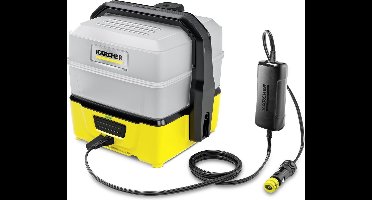Kärcher OC 3 Plus Car hogedrukreiniger Compact Batterij/Accu 120 L/u Zwart, Geel