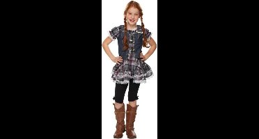 Rubie's Kostuum Country Girl Spijkerstof Meisjes Maat 116