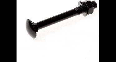 GB Slotbout zwart m8 x 80mm 45880