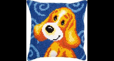Kruissteekkussen kit Hondje - Vervaco - PN-0008717