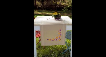 Loper kit Speelse bloemen - Vervaco - PN-0156933