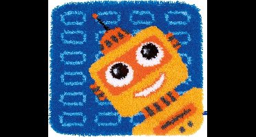 Knoopvormtapijt kit Leuke robot - Vervaco - PN-0150161