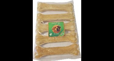 KAUWARTIKELEN Geperst been 20 cm per 5 stuks