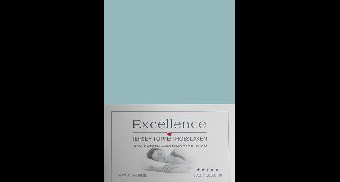 Excellence Jersey Topper Hoeslaken - Tweepersoons - 140x200/210 cm - Blue Grey