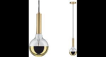 Neordic Hanglamp Kine E27 max. 60W Messing geborsteld dimbaar Metaal