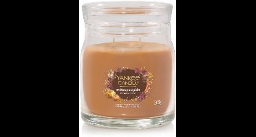 Yankee Candle - Golden Pumpkin Medium Geurkaars - 50 branduren - 2 lonten