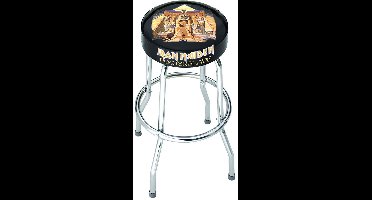 Rocksax Iron Maiden - Powerslave Barkruk - Zwart