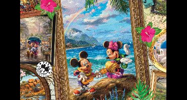 CEACO - Thomas Kinkade - Disney - 2000 Stukjes - Collage de voyage Mickey et Minnie