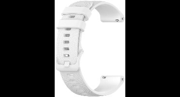 Siliconen Bandje voor Garmin Venu 3S / 2S / Vivomove 3S 18 mm – Wit