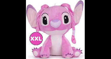 Angel - Disney Lilo & Stitch Pluche Knuffel XXL 110 cm - Mega Grote XL Plush - Lilo en Stitch Extra Groot - Angel - Leroy - Scrump - Stitch - Speelgoed Cadeau Kinderen Jongens Meisjes