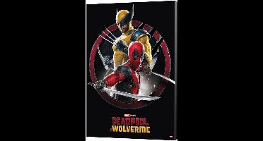 Semic Marvel Wooden Wall Art Deadpool & Wolverine 01 Action 35 x 50 cm Poster & Wallscrolls