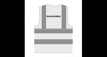 Waarnemer hesje RWS wit