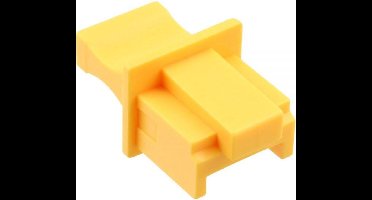 RJ45 (m) afsluitcover voor RJ45 (v) poort - per stuk / geel