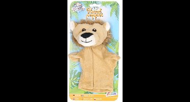 Creative Craft Group pluche handpop leeuw speelgoed voor kinderen.