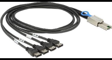 DeLOCK Mini-SAS SFF-8088 > 4x eSATA - 1 meter