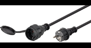 REV 0065509 Stroom Verlengkabel 16 A Zwart 50.00 m H05RR-F 3G 1,5 mm²