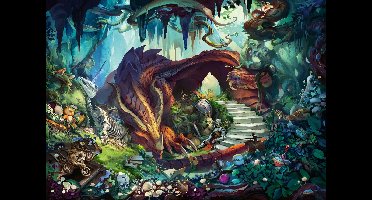 Ravensburger Escape-Puzzel drakenfantasie 759 stukjes puzzelspel.