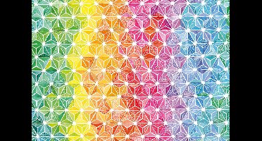 Schmidt legpuzzel Colourful Triangles - 1000 stukjes puzzel volwassenen.