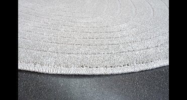 Rugsman Livorno Pebble 2121 Vloerkleed - 240 x 340 cm - Grijs - Organisch - Polyester, Polypropylene - Eetkamer, Woonkamer - Effen - Modern
