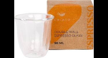 Double-wall espresso glass CHiATO, 90 ml