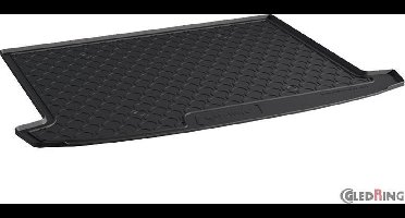 Gledring Rubbasol (Rubber) Kofferbakmat passend voor Renault Clio IV Grandtour 2013- (Hoge laadvloer)