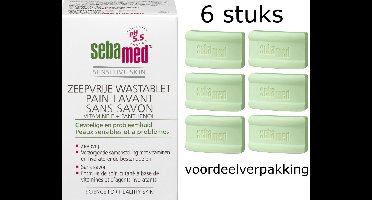 Sebamed Wastablet Zeepvrij - 6x150gr - Voordeelverpakking