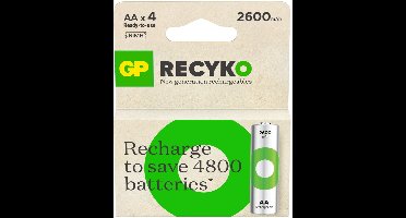 GP Batteries ReCyko Pro GPRCK260AA129C4 huishoudelijke batterij Oplaadbare batterij AA Nikkel-Metaalhydride (NiMH)
