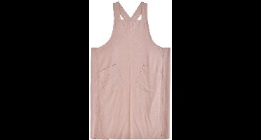 Boraboi ® Vintage Linnen Keukenschort met Kruisrug en Handige Opslag voor Dames - Ideaal voor Koken en Tuinieren