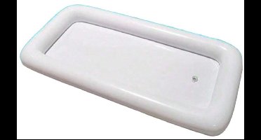 S&E Opblaasbare Koelbar – IJsbuffet & Drankhouder – Voor BBQ, Picknick, Zwembad & Feestjes – Groot Formaat – Herbruikbaar - 125 x 62 x 10 cm