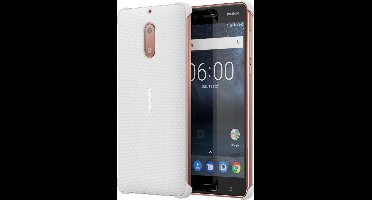 Nokia CC-802 Carbon Fibre Case Nokia 6 Wit