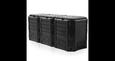 Nature - Compostsilo - H82,6 x 198 x 71,9cm - zwart - 1200L