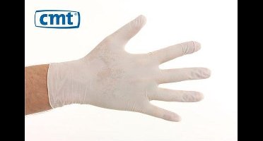 CMT Werkhandschoenen  soft vinyl naturel  handschoenen - poedervrij