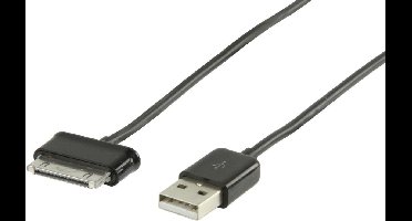 Samsung 30-pins naar USB-A kabel voor Samsung Galaxy Tab en Galaxy Note tablets - 1 meter