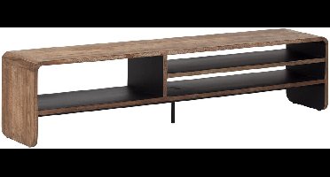 DTP Home TV stand Evo open large,45x190x35 cm, recycled teakwood