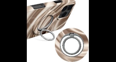MIO by Mobilize Ring Holder - Universele MagSafe Ring Houder - Vinger Houder - MagSafe Standaard - 360° Draaibaar - Smartphone Grip - Met Plakbare MagSafe Ring - Silky Dreams