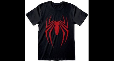 Spider-Man Spiderman Video Game - Spider Symbol Heren T-shirt - zwart - S