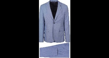 Suitable Toulon Kostuum Wol Blauw - Maat 50 - Heren