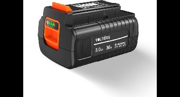 Voltière Vervangende 3 ah Accu Geschikt voor 36v Black & Decker/ Stanley Apparatuur - 3000 mAh Batterij met LED identificatie - BL2536-XJ Series