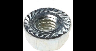 Kelfort Zeskante flensmoer din6923 verzinkt M8