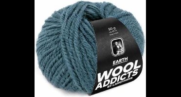 Lang Yarns Wooladdicts Earth zeegroen 74