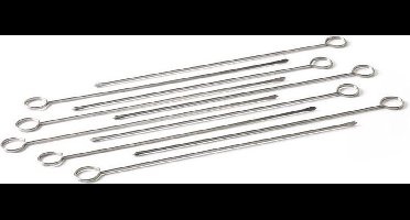 Barbecook Inox Spiesjes - 10 stuks - Grijs