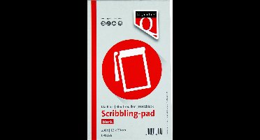 5 X Kladblok Quantore 12x20cm 200vel