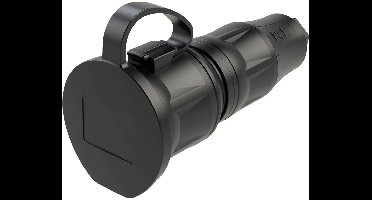 PC Electric 24711-ssc Koppeling met randaarde Kunststof 250 V Zwart IP54