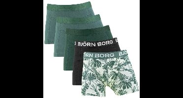 Björn Borg jongens cotton stretch 5P boxers basic print multi II