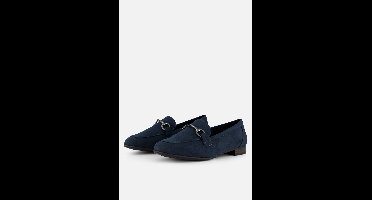 Marco Tozzi Instappers blauw Textiel - Dames - Maat 41