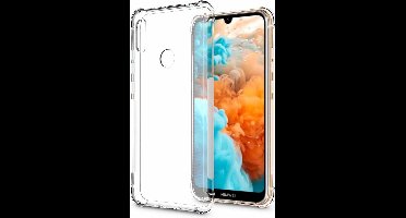 Ntech Hoesje Geschikt voor Huawei Y6 (2019) Transparant Anti Shock Back hoesje