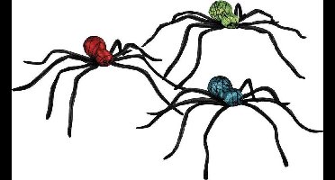 Spinnen gleaming spiders